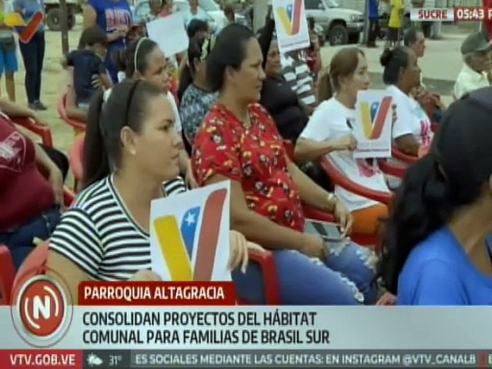 Familias del estado Sucre consolidan proyectos de habitad comunal a través de la GMVV