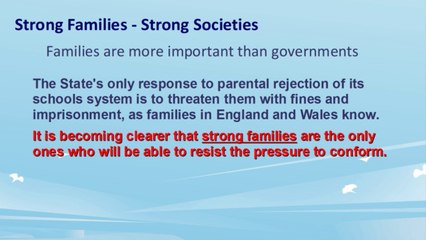 Strong Families - Strong Societies