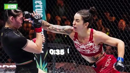 Irene Aldana sufre brutal corte en el rostro en su derrota ante a Norma Dumont