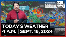 Today's Weather, 4 A.M. | Sept. 16, 2024