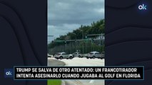 Trump se salva de otro atentado: un francotirador intenta asesinarlo cuando jugaba al golf en Florida