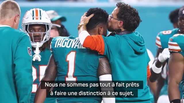 Dolphins - McDaniel ne sait pas encore si Tagovailoa doit aller dans la réserve des blessés