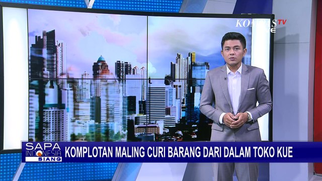 Aksi Komplotan Maling Bobol Toko Kue di Pulogadung Terekam CCTV