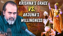 Krishna's Grace vs. Arjuna's Willingness—Which Matters More? || Acharya Prashant (2024)