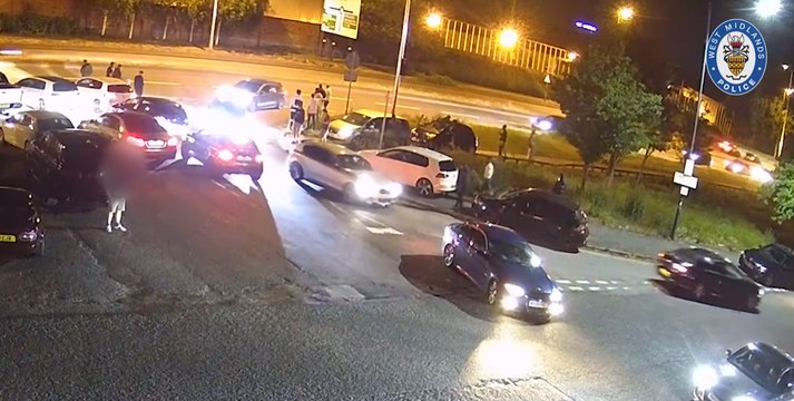 Police capture footage of illegal street racing events in West Midlands