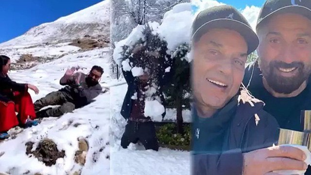 Sunny Deol Shares Vacation Masti Video With Parents Dharmendra & Prakash Kaur, Public Reaction...