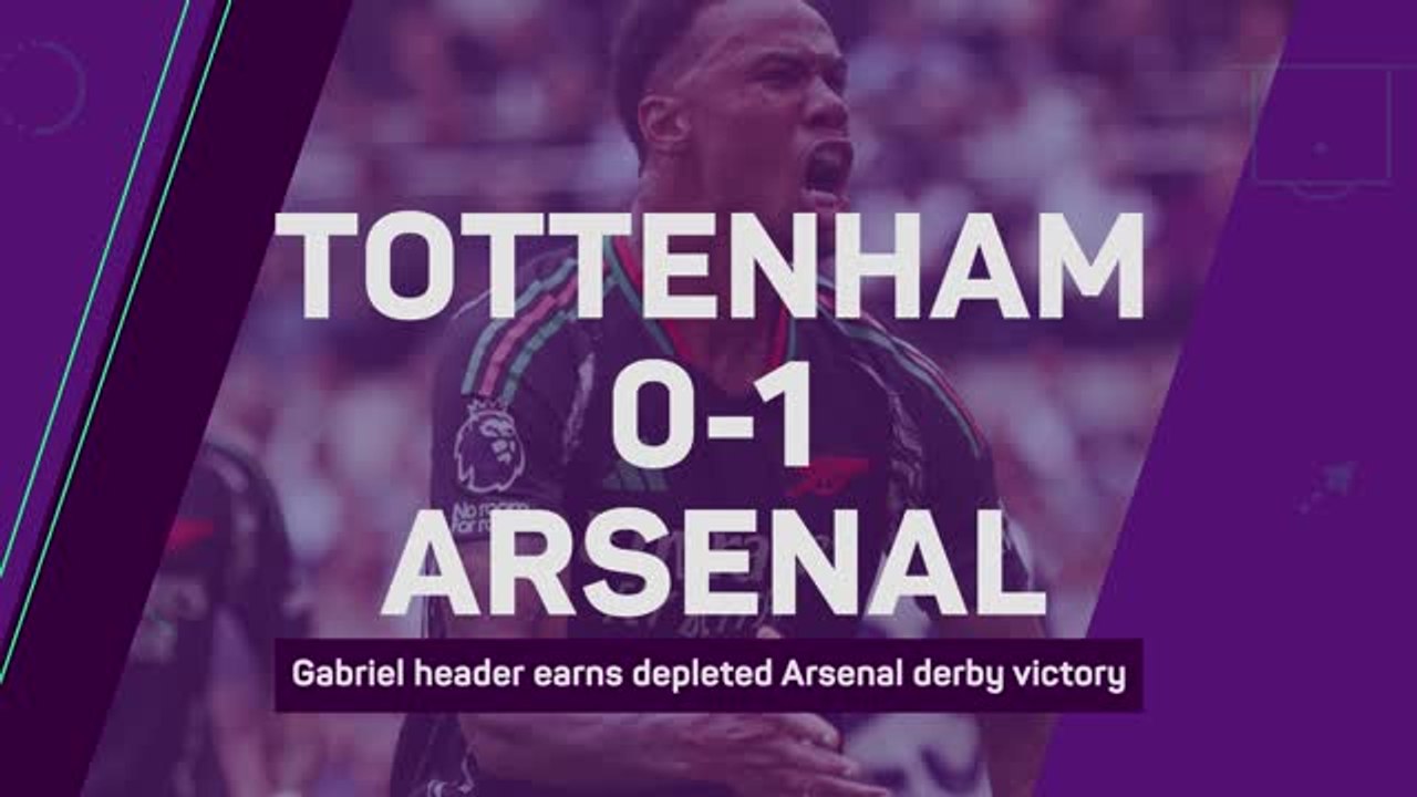 Gabriel header earns depleted Arsenal derby victory - Data Review