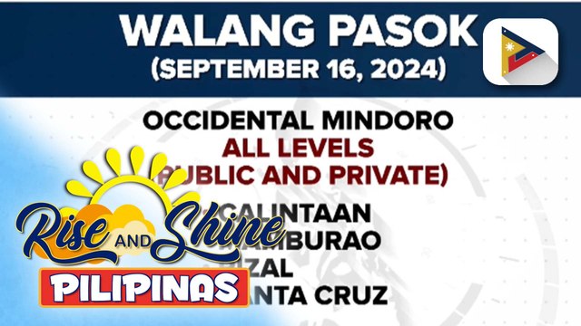 Klase sa ilang lugar sa Luzon at Visayas, suspendido ngayong araw dahil sa habagat