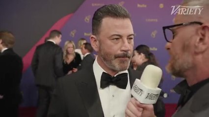 Jimmy Kimmel Red Carpet Interview 2024 Emmy Awards