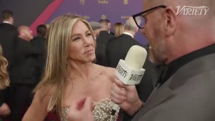 Jennifer Aniston Red Carpet Interview 2024 Emmy Awards