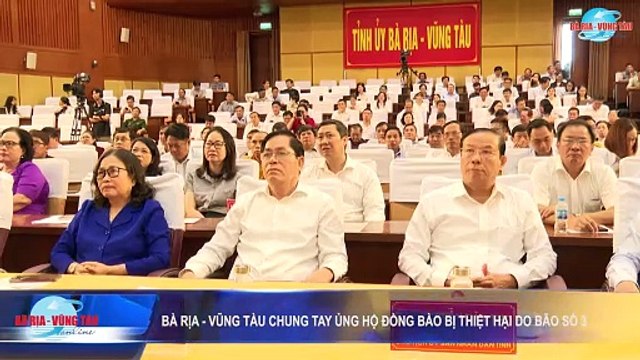 Bà Rịa - Vũng Tàu chung tay ủng hộ đồng bào bị thiệt hại do bão số 3