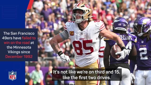 49ers frustrated with third down failures in Vikings defeat