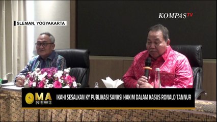 IKAHI Sesalkan KY Publikasi Sanksi Hakim dalam Kasus Ronald Tannur - MA NEWS