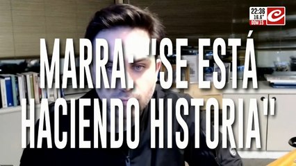 Ramiro Marra: "Se está haciendo historia"