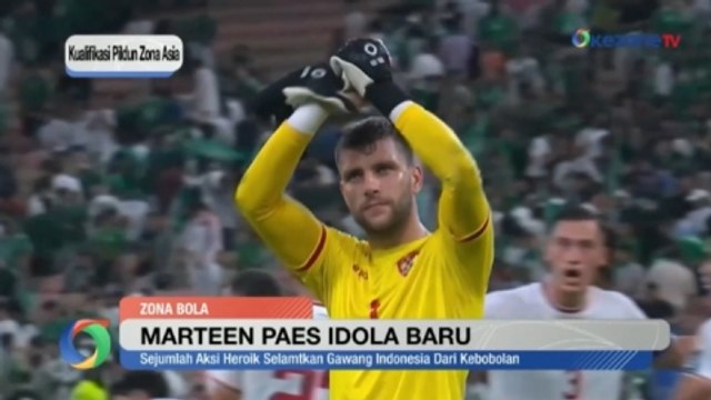Maarten Paes jadi Idola Baru Suporter Timnas Indonesia