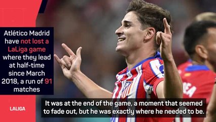 Everyone knew the importance of Alvarez's first goal for Atletico - Simeone