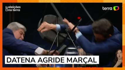 Datena bate em Marçal, e TV Cultura interrompe transmissão
