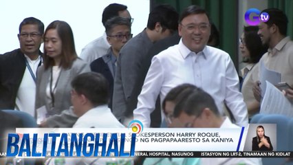 Dating Presidential Spokesperson Harry Roque, hinahanap pa kasunod ng pagpapaaresto sa kaniya ng Kamara | Balitanghali