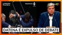 Datena é expulso e Marçal deixa debate da TV Cultura