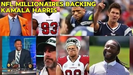10 NFL  Millionaires BACKING Kamala Harriss 2024 Presidential Campaign