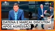 Novo vídeo mostra Datena e Marçal discutindo após agressão