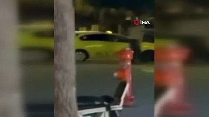 Bekçiyi kolundan bıçaklayan genç kız ayağından vuruldu