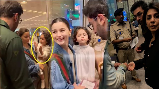 Alia Bhatt Refuses To Give Raha To Grandmother Neetu Kapoor Video Viral, Ranbir Shocked, Fans React