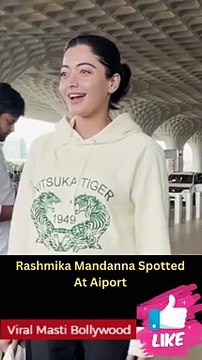 Rashmika Mandanna & Pooja Hegde Spotted At Airport Viral Masti Bollywood