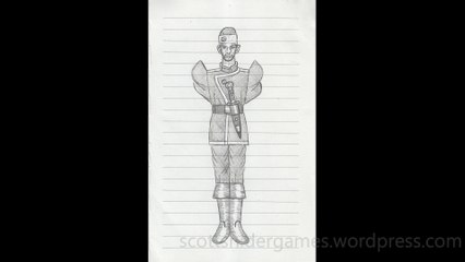 Soldier Pencil Sketch Video #393 (09-16-2024)