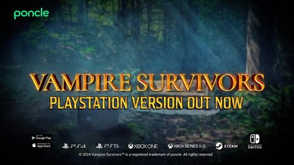 Vampire Survivors Official PlayStation Launch Trailer