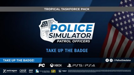 Police Simulator Patrol Officers Official Tropical Taskforce Pack Trailer