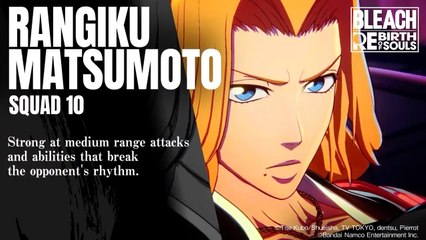 Bleach Rebirth of Souls Official Rangiku Matsumoto Character Trailer