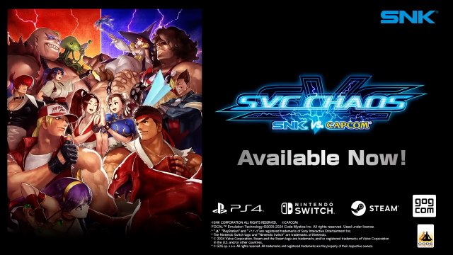 SNK vs Capcom SVC Chaos Official Orochi Iori vs Violent Ken Combo Gameplay Trailer