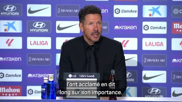 Atlético - Simeone : “Nous avions tous besoin qu’Álvarez marque”