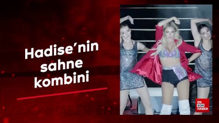 Hadise'nin sahne kombini