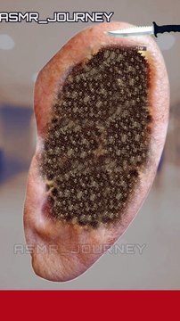 EAR INFECTION CLEANING REALXING | Asmr Animation #asmr #animation