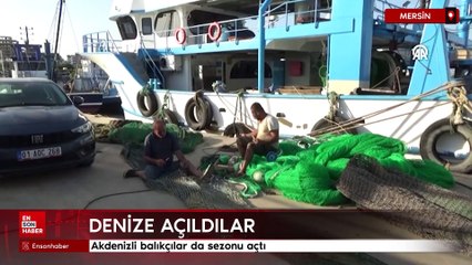 Akdenizli balıkçılar da sezonu açtı: Denize açıldılar