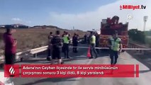 TIR ile servis minibüsü çarpıştı! 3 ölü, 8 yaralı