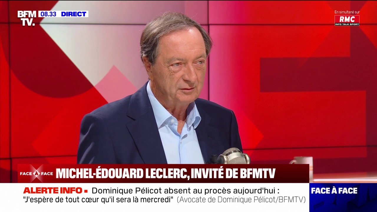 Baisse de l'inflation: "Le mouvement est significatif mais pas forcément perceptible pour les consommateurs", estime Michel-Édouard Leclerc