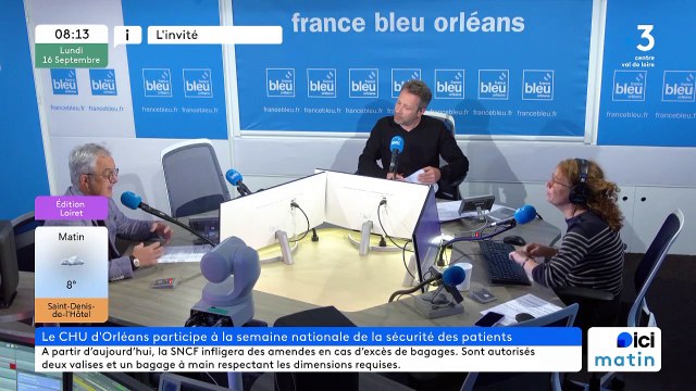 France Bleu Orléans - L'inité d'ICI MATIN : Olivier Boyer le directeur du CHU d'Orléans