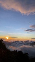 Lautan awan pagi hari ini