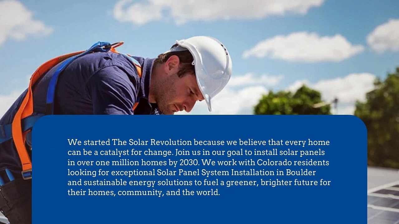 Reasons Solar Panel System Installation in Boulder Is a Smart Move