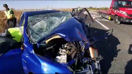 Dos muertos por un coche kamikaze en la A43 en Torralba de Calatrava