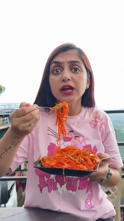 Shaitaan  Fried Momos  kha gaya  #shorts #trendingshorts #comedy #food #meghachaube