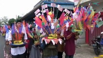 Puluhan Nasi Tumpeng diarak - Peringatan Maulid Nabi