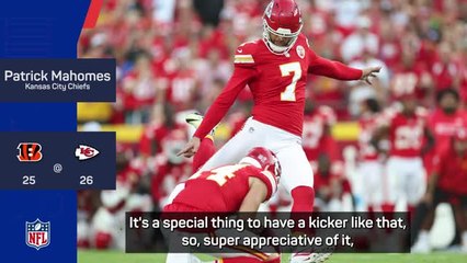 'A special thing to have' - Mahomes on Butker