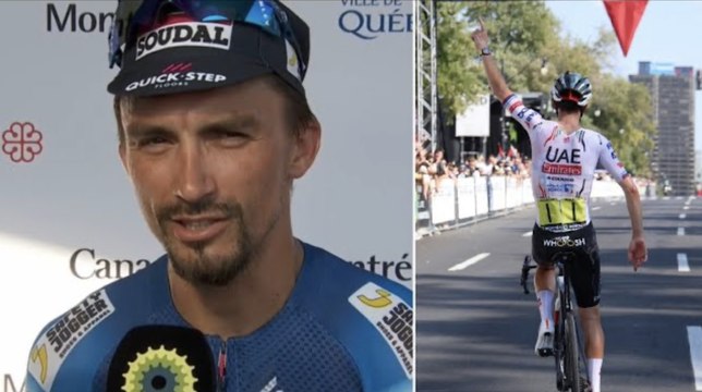 Cyclisme - Grand Prix de Montréal 2024 - Julian Alaphilippe : Ce n'était pas possible de suivre Tadej Pogacar
