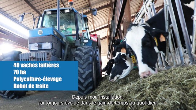 Un anti-repousse fourrage pour faciliter les soins aux vaches