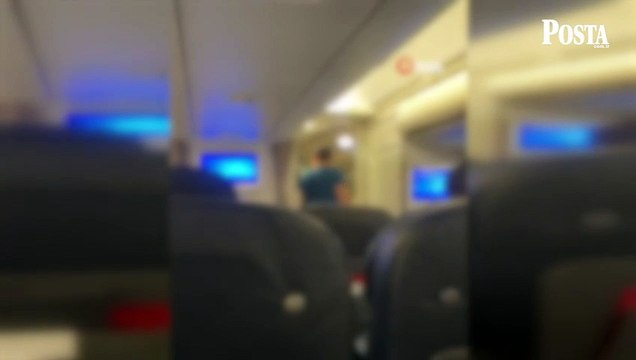 İstanbul-Londra seferini yapan uçakta olay çıkaran yolcu kara listeye alındı: İşte o anlar!