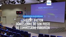 Thierry Breton démissionne de son poste de commissaire européen